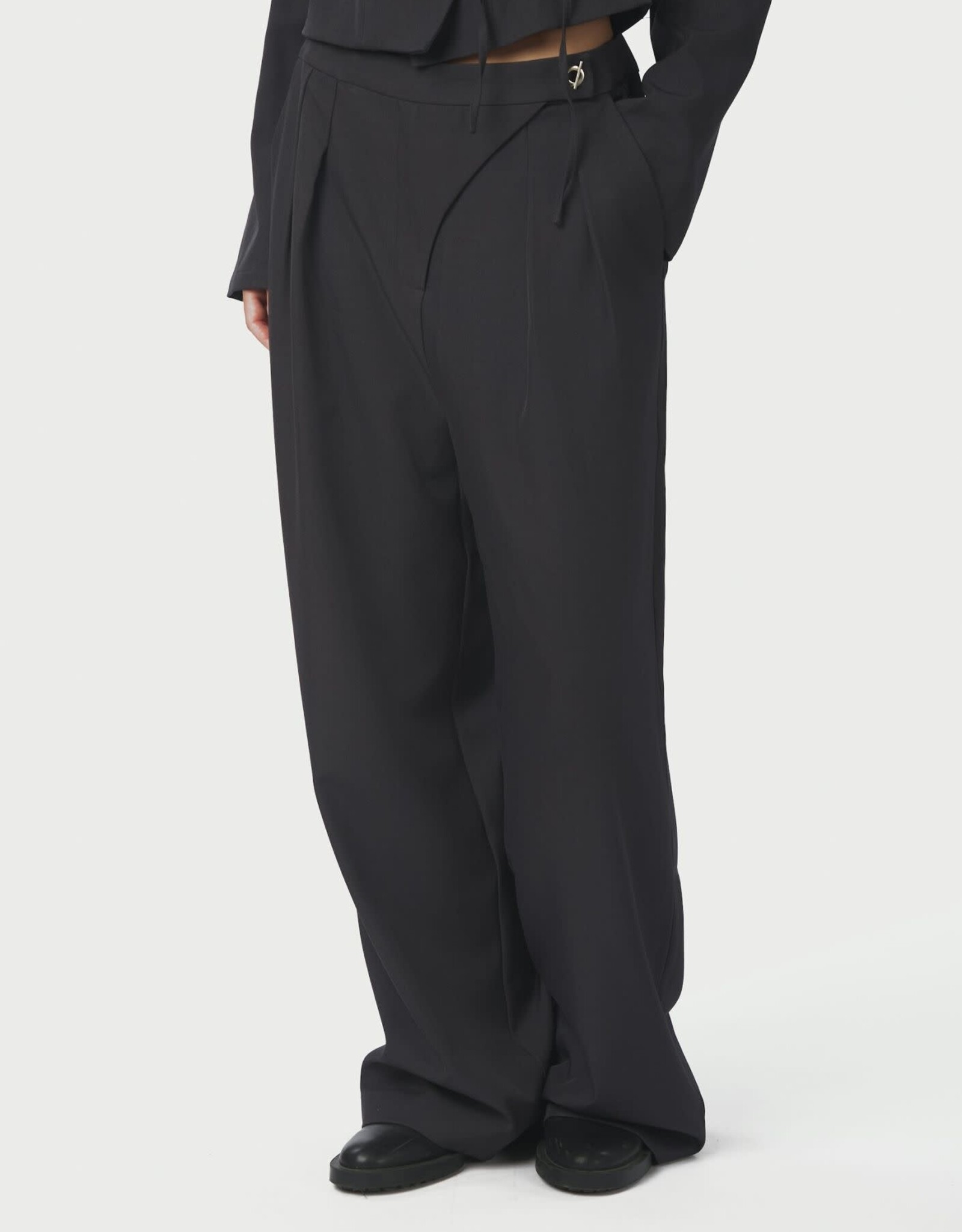 Broek 'Zalka' - Dark Grey - Neo Noir