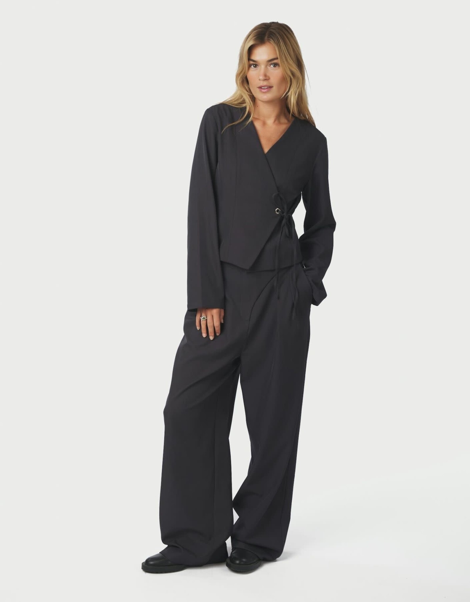 Broek 'Zalka' - Dark Grey - Neo Noir