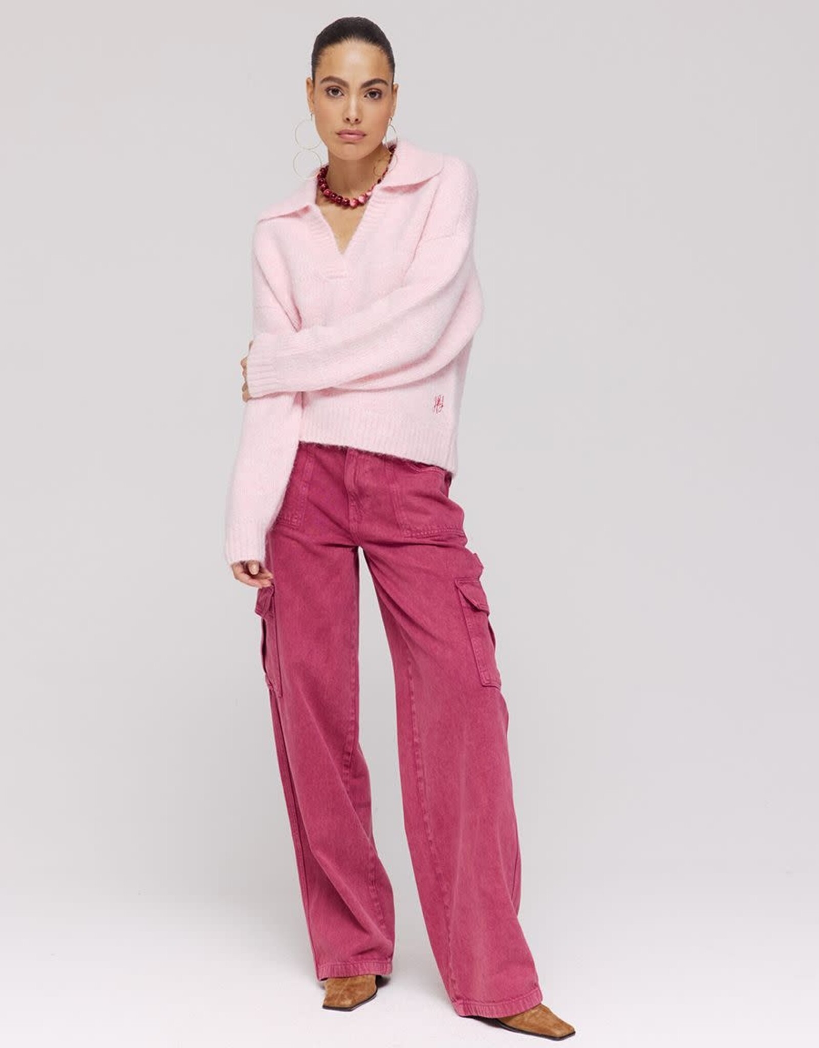 Harper&Yve Jeans 'Dana' - Rouge Pink - Harper&Yve