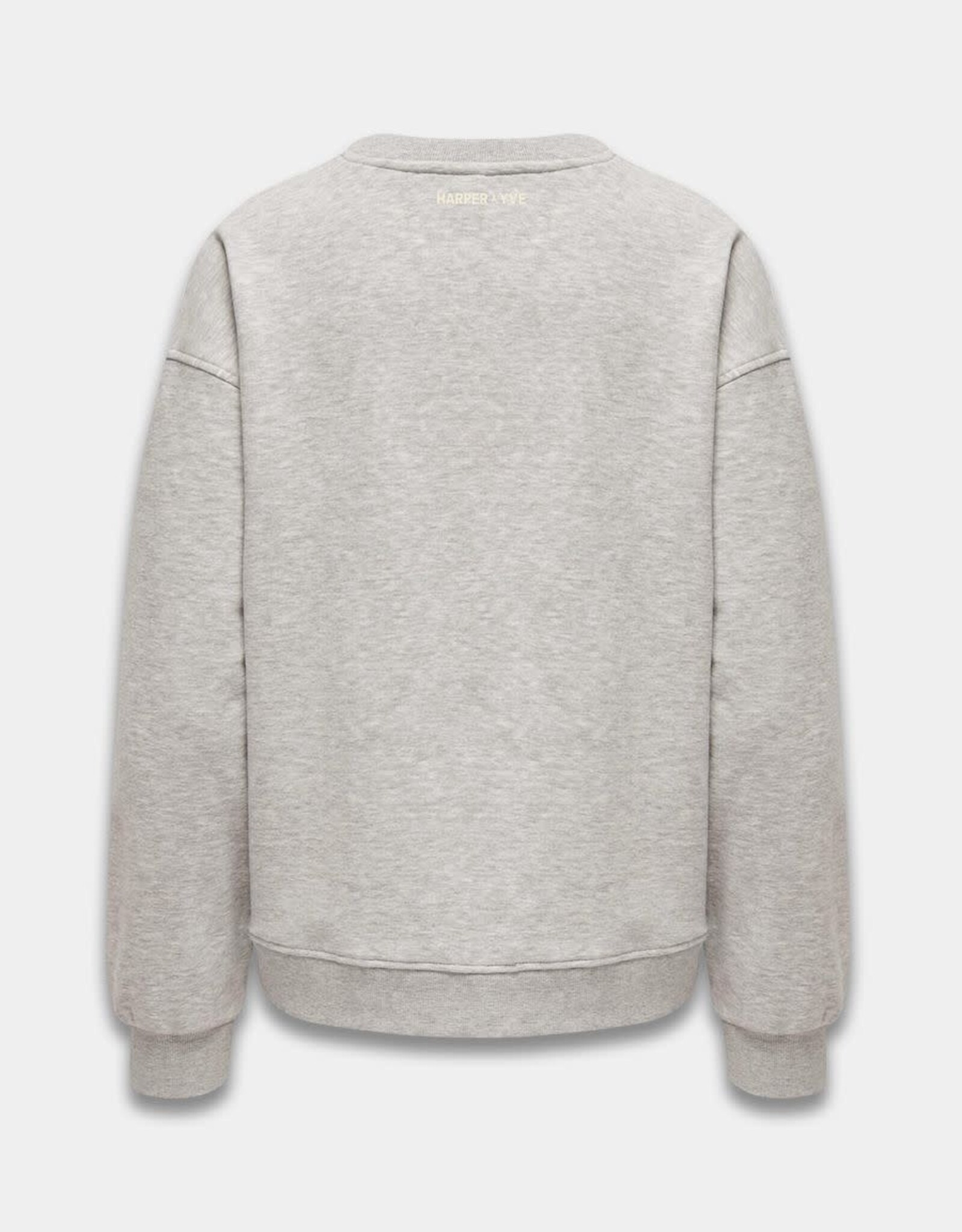 Harper&Yve Sweater 'Varsity' - Grey Melee - Harper&Yve