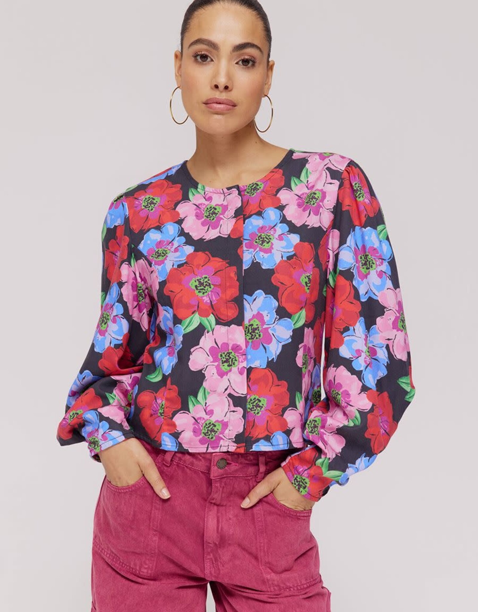 Harper&Yve Blouse 'Cassie' - Multi Flower - Harper&Yve