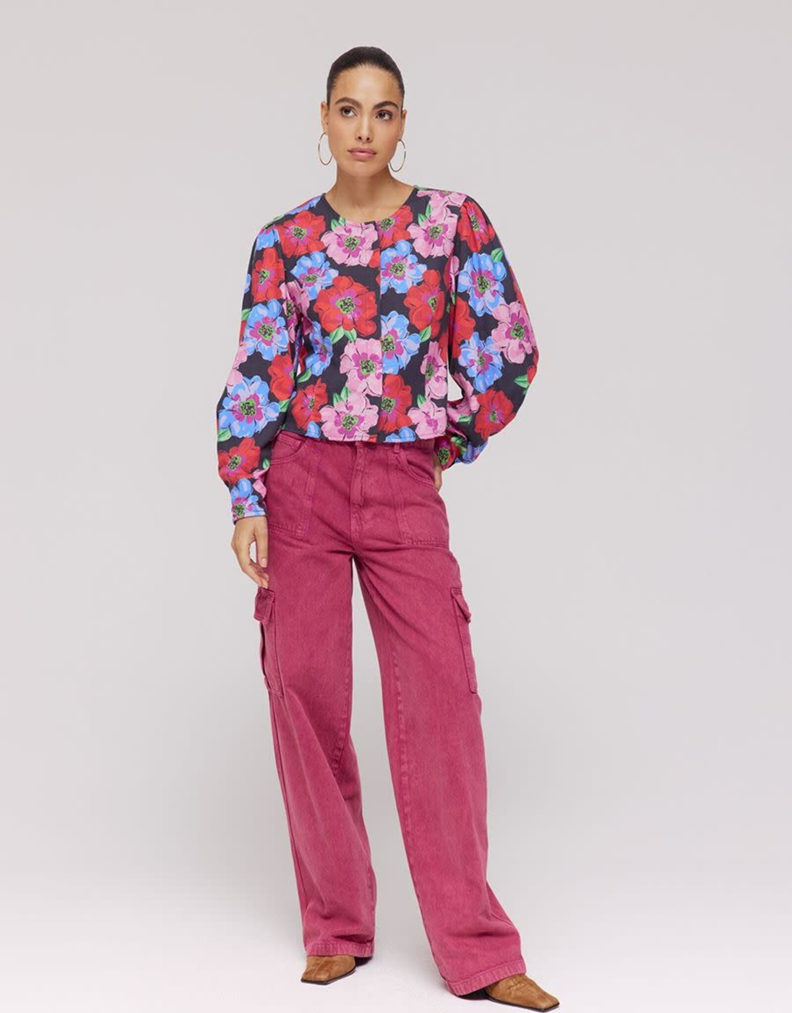 Harper&Yve Blouse 'Cassie' - Multi Flower - Harper&Yve
