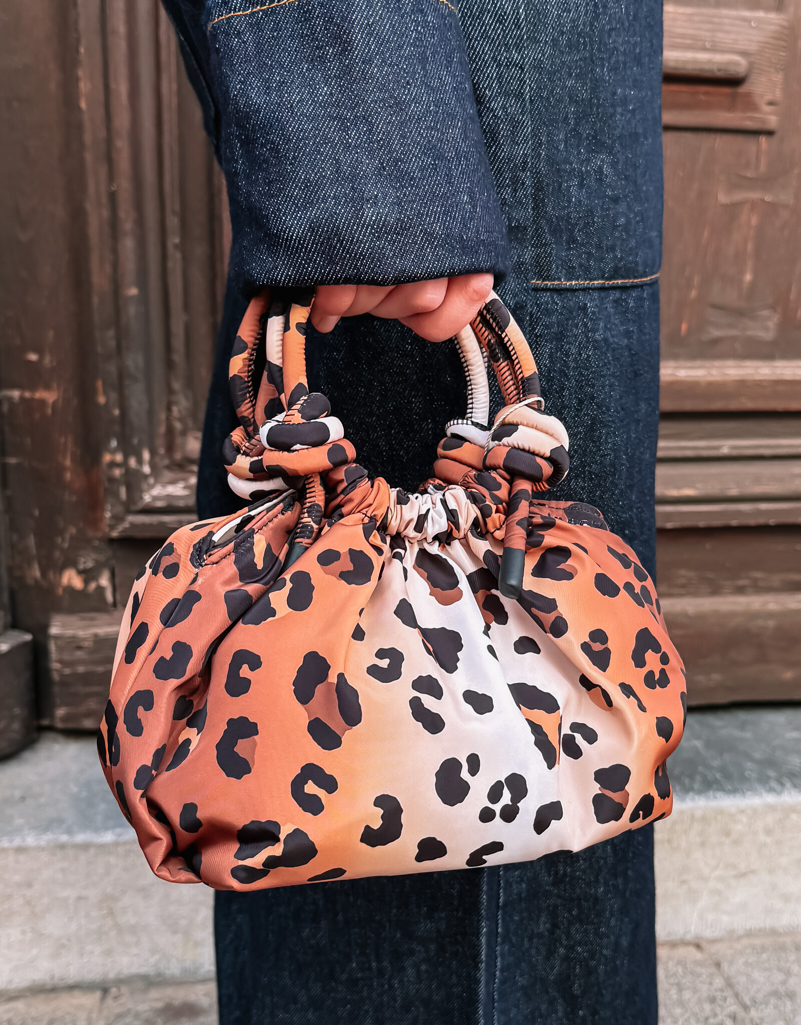 HVISK Handtas  'Jolly Twill Print' - Leopard - Hvisk