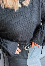 Monré Blouse 'Lucy' - Zwart - Monré