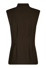 Waistcoat 'Finna' - Dark Brown - Neo Noir