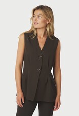 Waistcoat 'Finna' - Dark Brown - Neo Noir