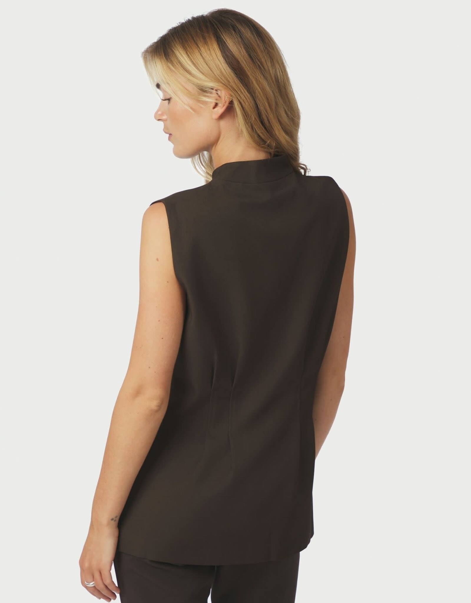 Waistcoat 'Finna' - Dark Brown - Neo Noir