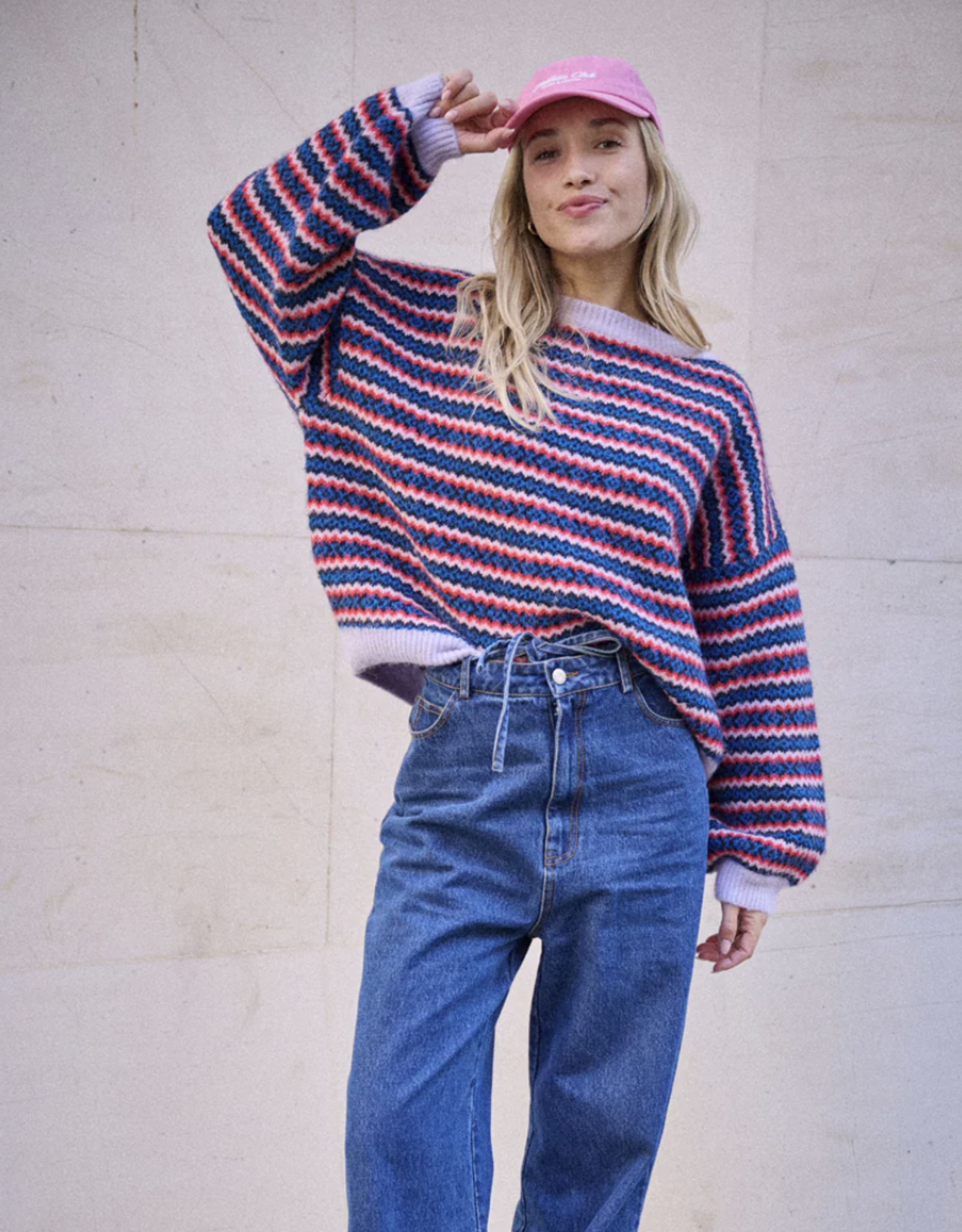 Laure+Max Pull 'Maelys' - Rayures Multico - Laure+Max