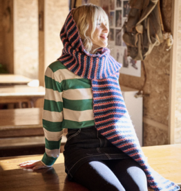 Laure+Max Sjaal 'Alysse' - Rayures Multico  - Laure+Max TU