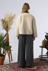 Orfeo - LMK Jas Met Sjaal 'Sissi' - Beige - Orfeo