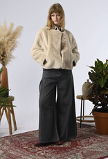 Orfeo - LMK Jas Met Sjaal 'Sissi' - Beige - Orfeo