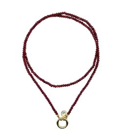 Bonnie Studios Ketting 'Roger Red Long' - Red - Bonnie Studios