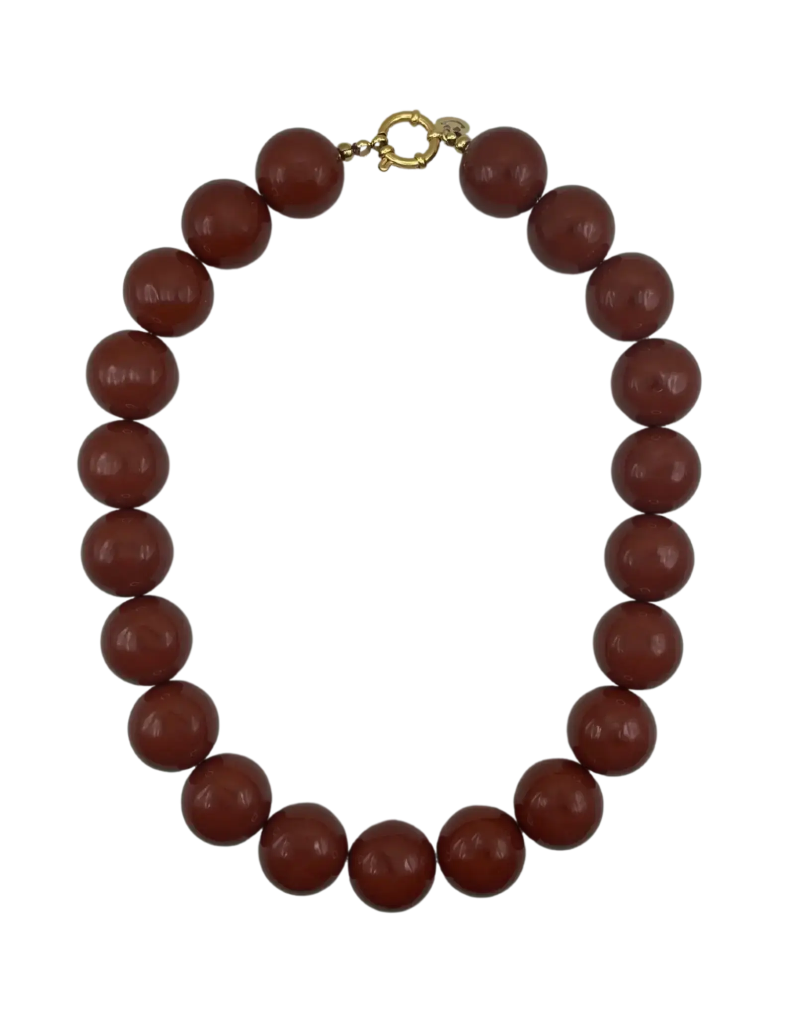 Bonnie Studios Ketting 'Wilma' - Dark Brown - Bonnie Studios