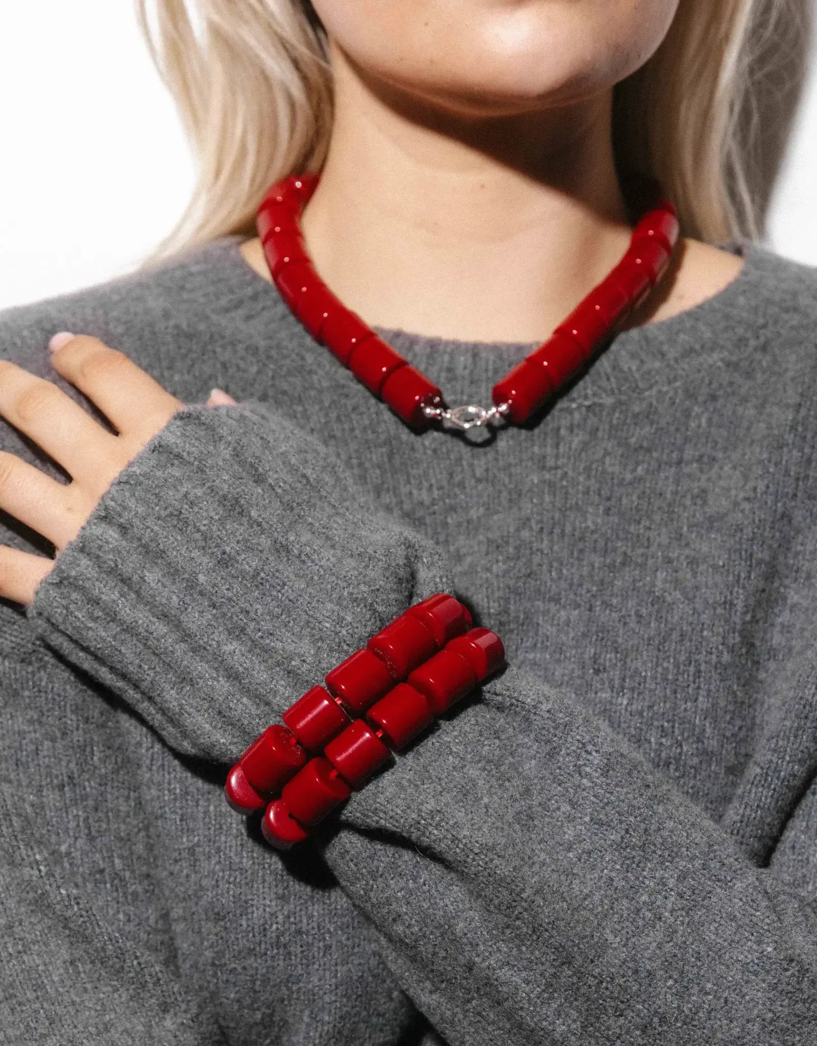 Bonnie Studios Armband 'Cherry Kiss' - Red - Bonnie Studios