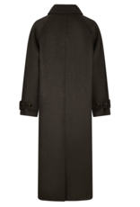 Mantel Wol 'Keaton' - Chocolate Brown - Neo Noir