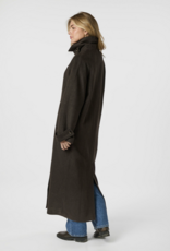 Mantel Wol 'Keaton' - Chocolate Brown - Neo Noir