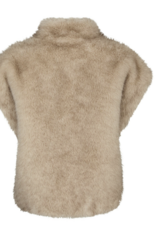 Waistcoat Faux Fur 'Kevini' - Beige - Neo Noir