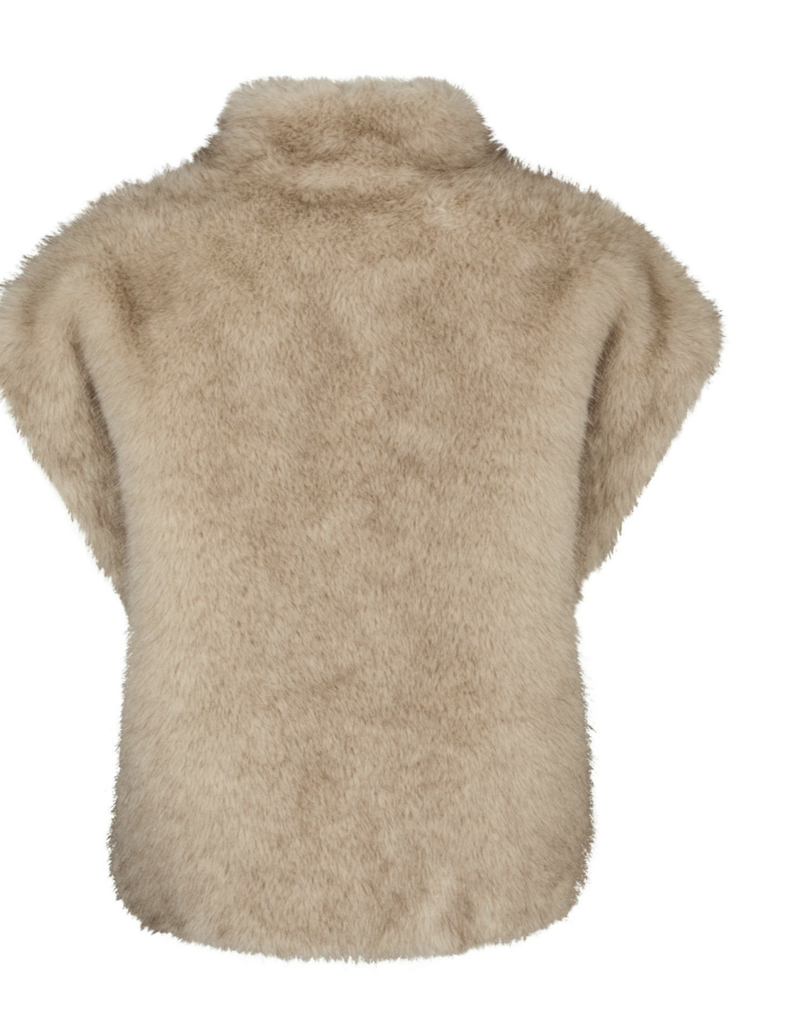Waistcoat Faux Fur 'Kevini' - Beige - Neo Noir