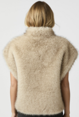 Waistcoat Faux Fur 'Kevini' - Beige - Neo Noir