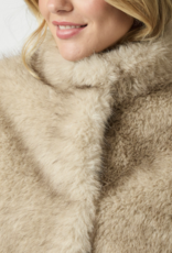 Waistcoat Faux Fur 'Kevini' - Beige - Neo Noir