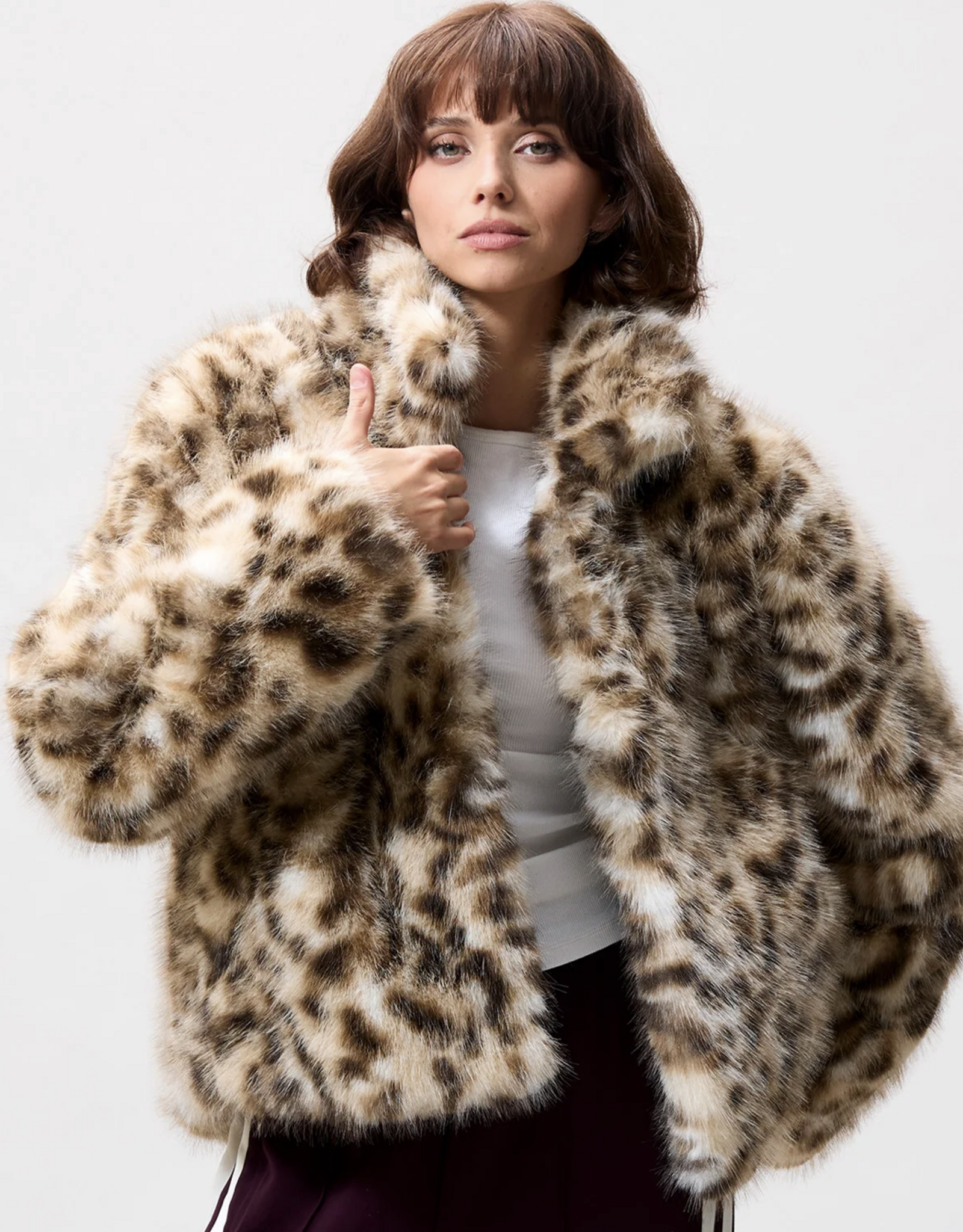 Catwalk Junkie Jacket Fur 'Leopard' - Fake Fur - Catwalk Junkie