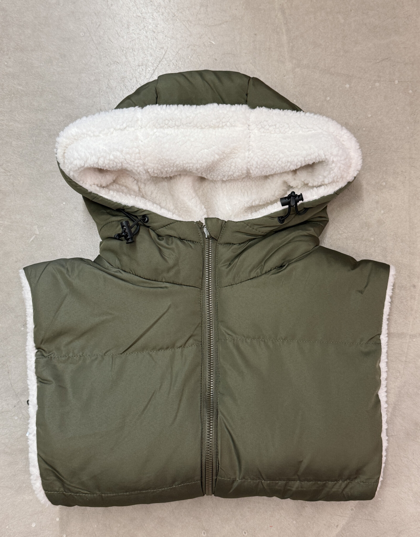 The Golden House Sas Capuche 'Tube' - Kaki/Sherpa TU