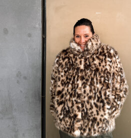 Catwalk Junkie Jacket Fur 'Leopard' - Fake Fur - Catwalk Junkie Catwalk Junkie Jacket Fur 'Leopard' - Fake Fur - Catwalk Junkie