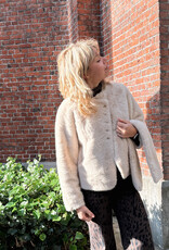 Orfeo - LMK Jas Met Sjaal 'Sissi' - Beige - Orfeo