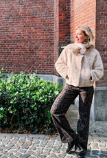 Orfeo - LMK Jas Met Sjaal 'Sissi' - Beige - Orfeo