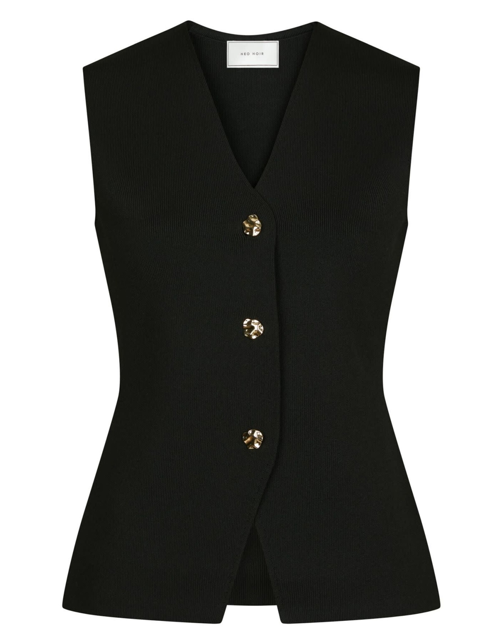 Waistcoat 'Sway' - Black - Neo Noir