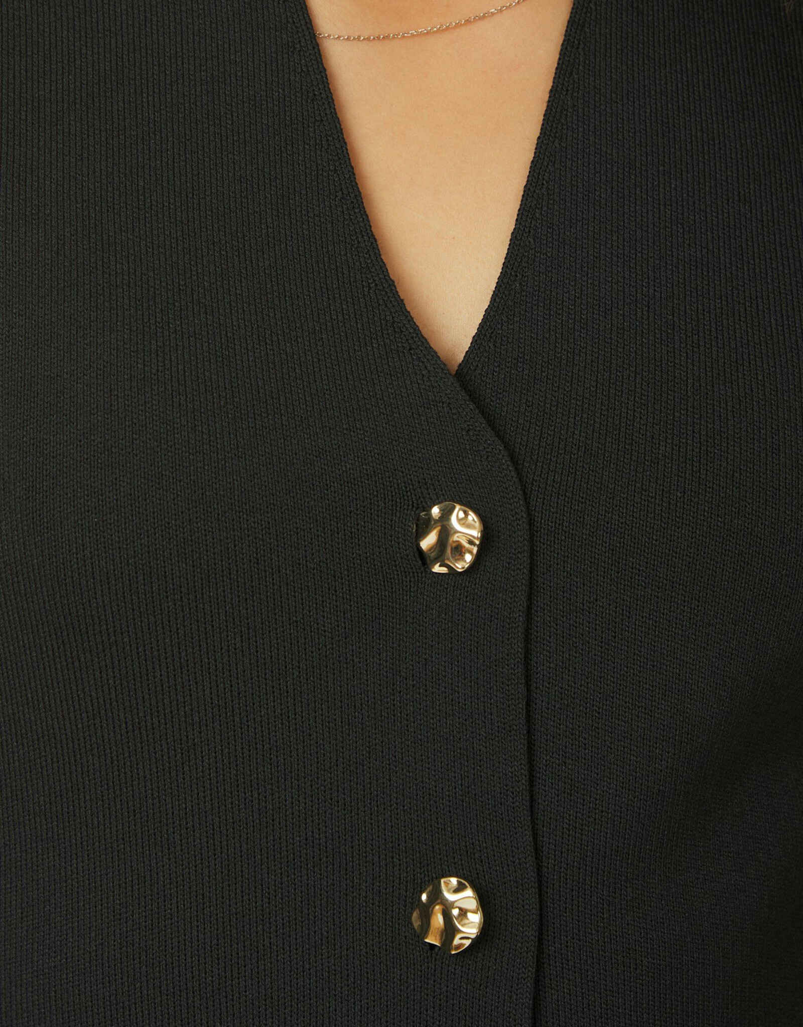 Waistcoat 'Sway' - Black - Neo Noir