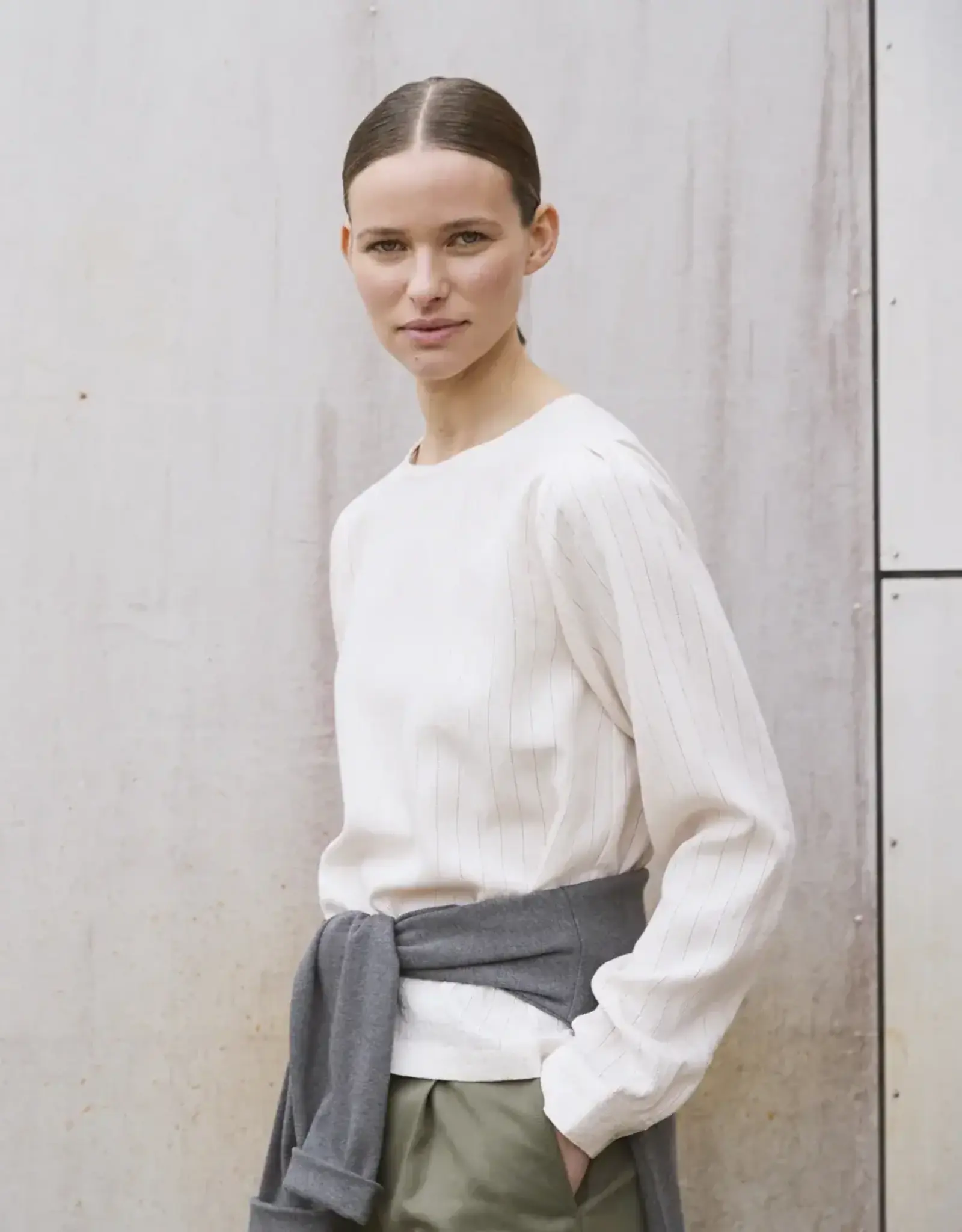 Esmé Studios Blouse Boatneck 'Malika' - Pale - Esmé Studios