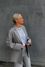 Another Label Blazer 'Nani' - Grey Melee - Another-Label