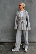 Another Label Broek 'Lela' - Grey Melee - Another-Label