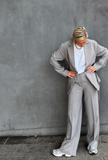 Another Label Broek 'Lela' - Grey Melee - Another-Label