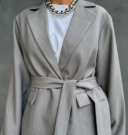 Another Label Blazer 'Nani' - Grey Melee - Another-Label