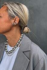 Billion Avenue Double Kos Earcuff - Silver - Billion Avenue