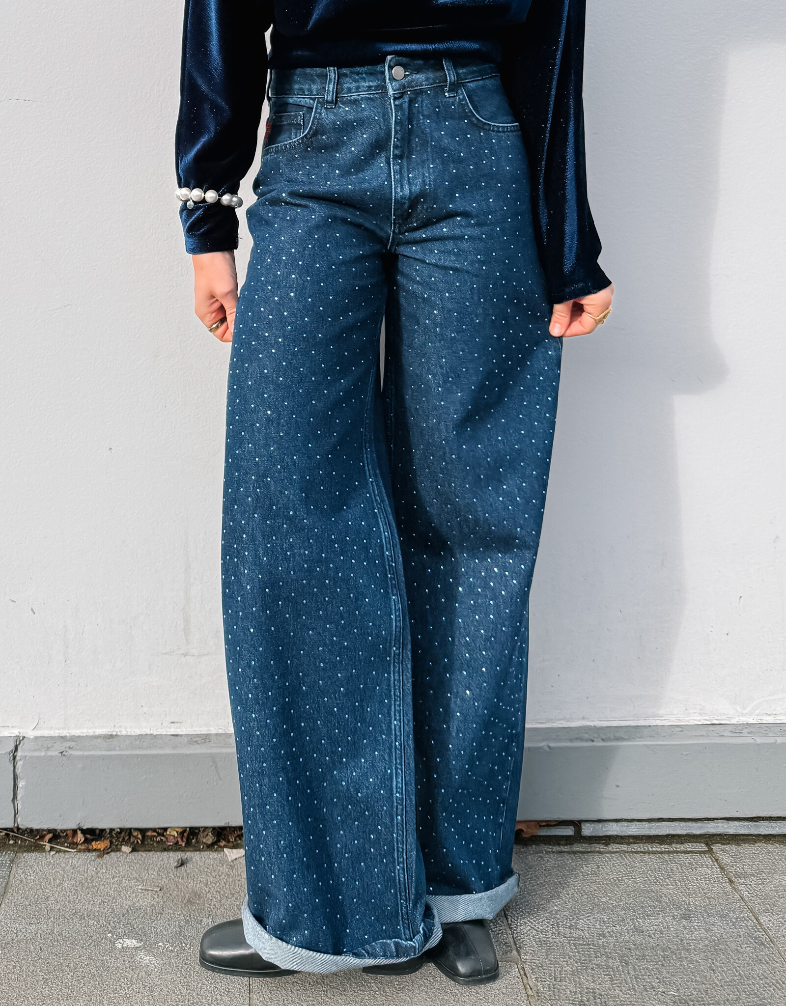 Harper&Yve Broek 'Mayra' - Dark Blue - Harper&Yve