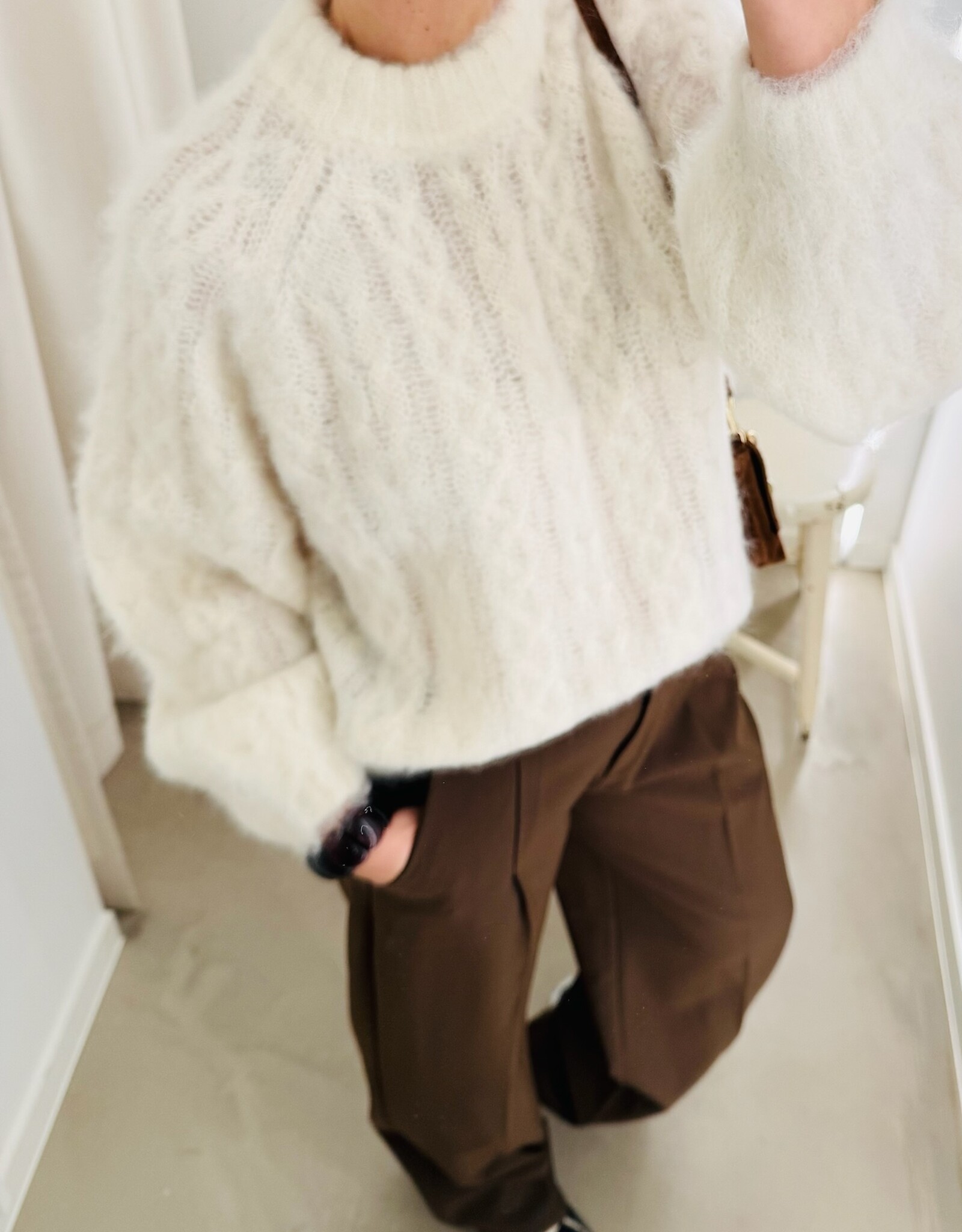 Another Label Broek Pleated 'Moore' - Slate Black - Another-Label