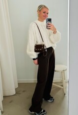 Another Label Broek Pleated 'Moore' - Slate Black - Another-Label