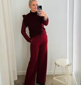 Another Label Broek 'Moore' -  Pomegranate  - Another Label