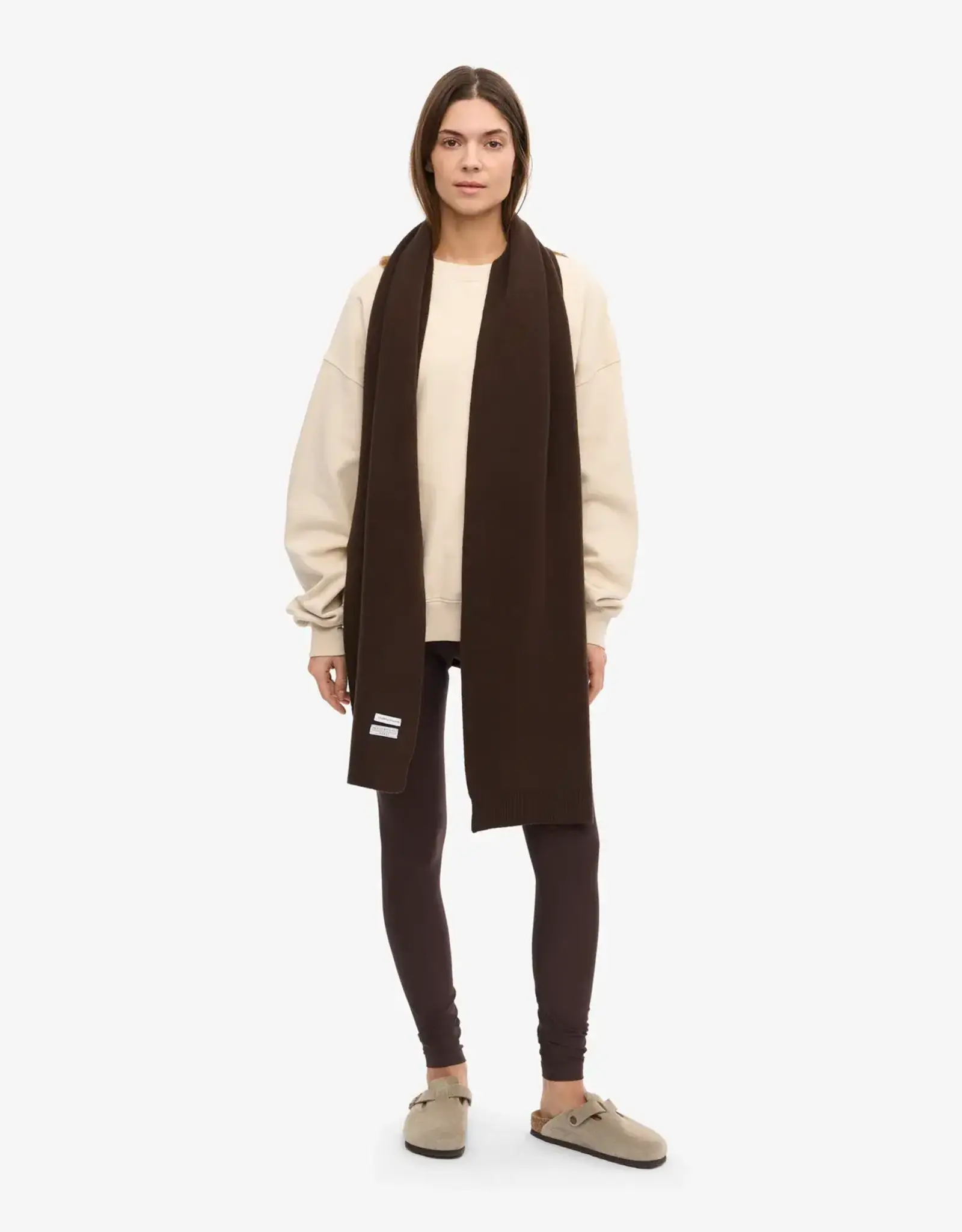 Colorful Standard Sjaal 'Merino Wool' - Coffee Brown - Colorful Standard