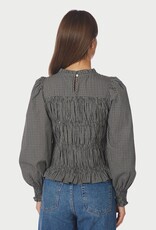 Blouse Check 'Marcia' - Antracit - Neo Noir