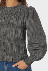 Blouse Check 'Marcia' - Antracit - Neo Noir