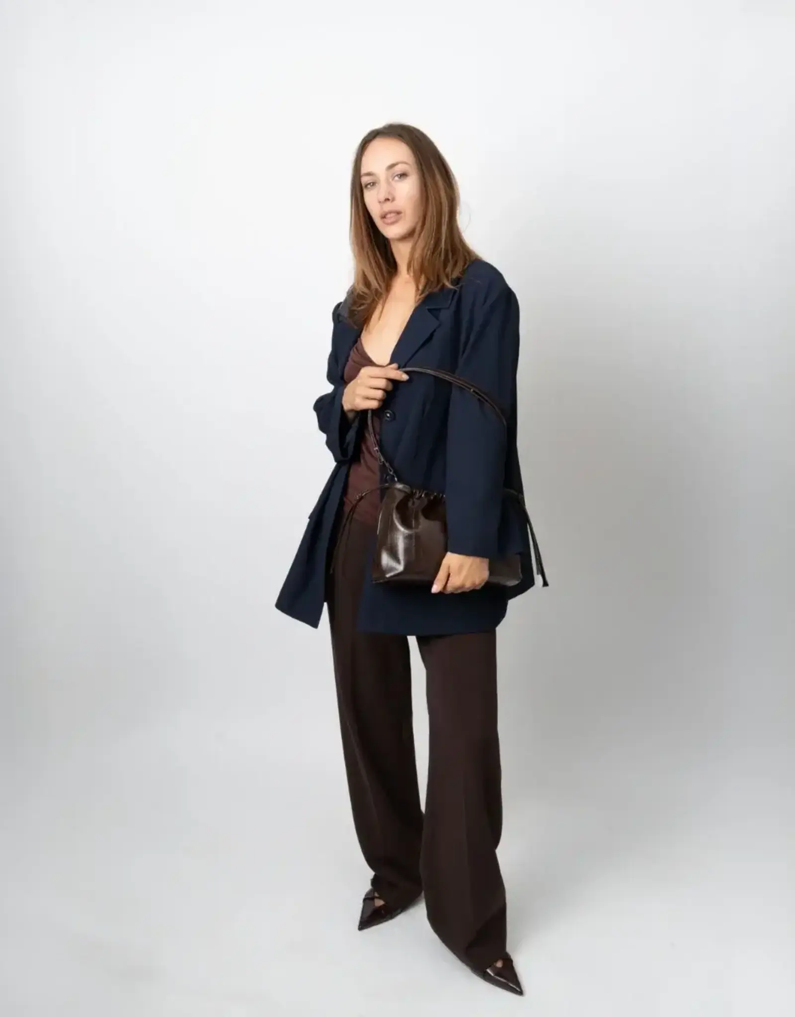 HVISK Handtas 'Arcane Stroke Structure' - Espresso - Hvisk