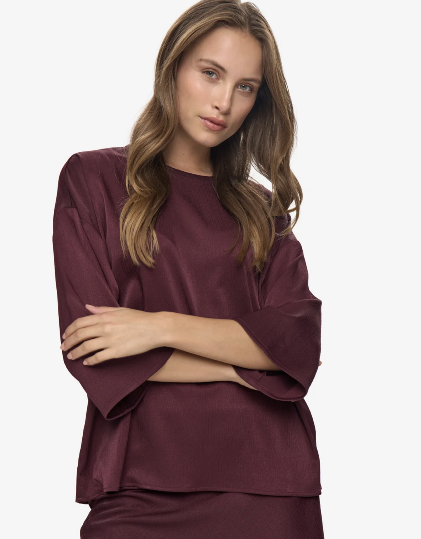 Moves Blouse 'Eyla' - Fig - Moves