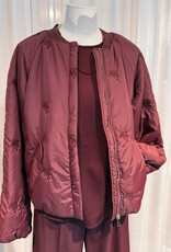 Harper&Yve Bomber 'Nori' - Wine Berry - Harper&Yve