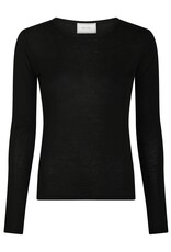 Top Lange Mouw 'Nella' - Black - Neo Noir