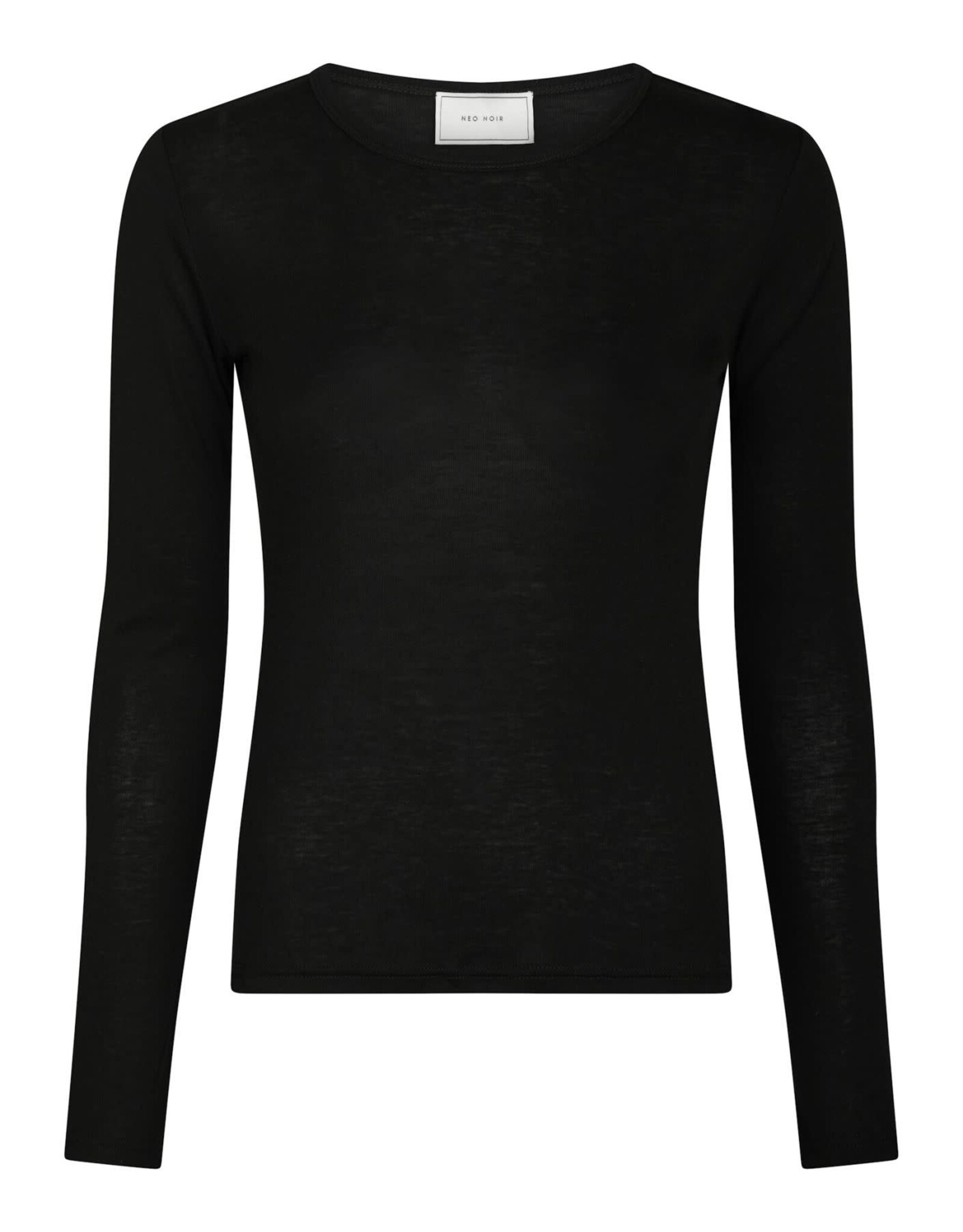 Top Lange Mouw 'Nella' - Black - Neo Noir