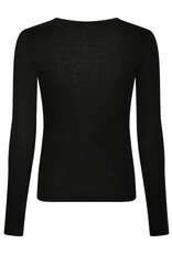Top Lange Mouw 'Nella' - Black - Neo Noir